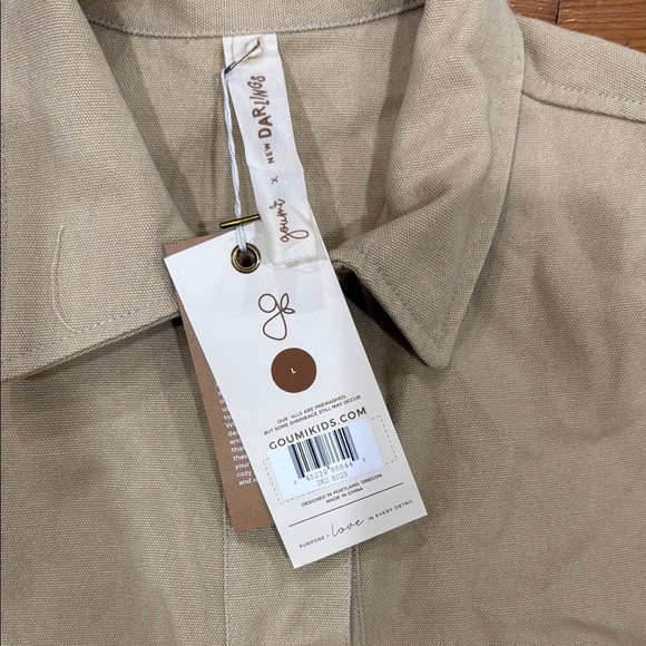 Goumi Mommy and Me Canyon Canvas Jackets NWT size large and 18 to 24 months - Picture 2 of 9